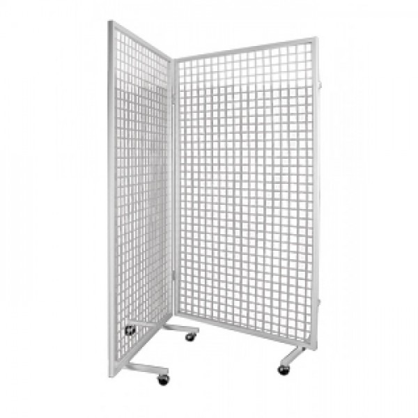 NETTING CAGE 3' X 6' 2 DOORS WITH 2" WHEELS